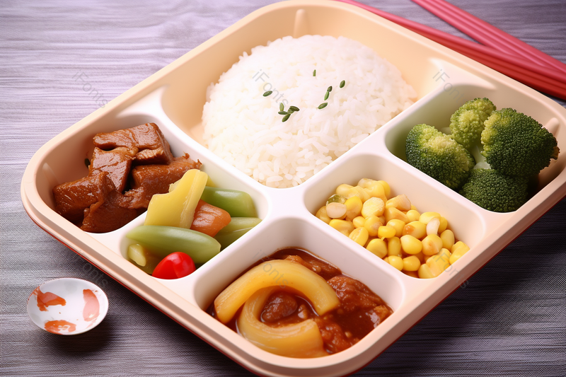 快餐套餐盒饭美团小吃餐盒摄影真实,高清,摄影图,摄影图片,图片大全,摄影图免费下载